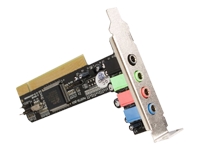 .com 4 Channel Low Profile PCI Sound Adapter Card AC97 3D Audio Effects