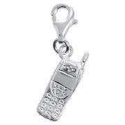 sterling Silver Mobile Phone Charm
