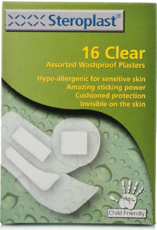 Steroplast, 2102[^]0069415 Clear Plasters - 384 Plasters