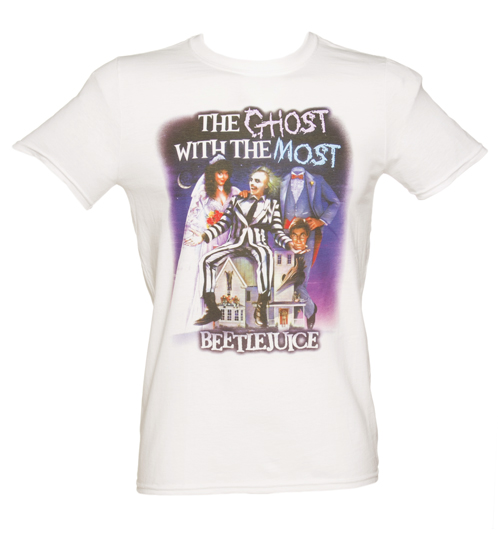 Sticks and Stones Mens Ghost With The Most Beetlejuice T-Shirt