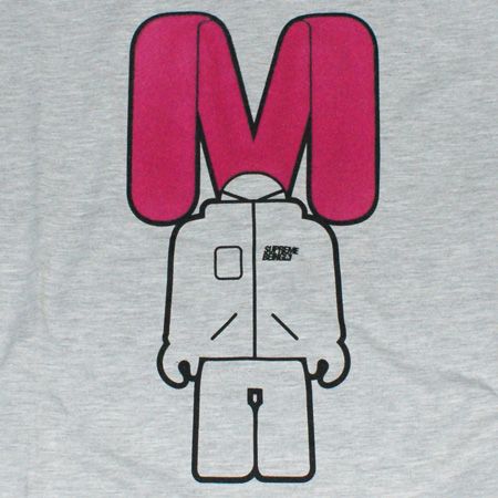 Supremebeing CMYK Magneta Toy Heather Grey T-Shirt