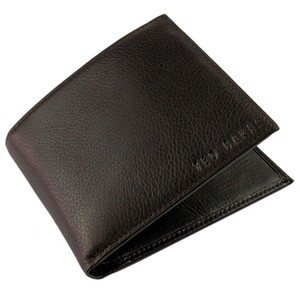 Ted Baker Brown Anville Leather Stud Wallet by