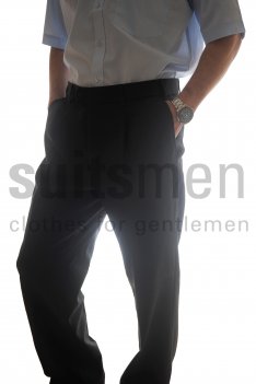 The Label Plain Suit Trousers