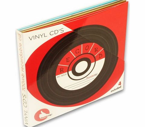 Thumbs Up Vinyl CDR Storage Media