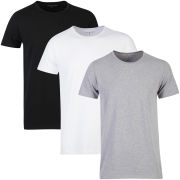 Tommy Hilfiger Mens 3-Pack T-Shirt - Grey