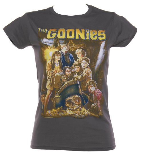TruffleShuffle Ladies Goonies Movie Poster T-Shirt