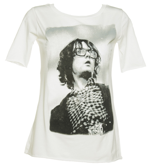 TruffleShuffle Ladies Jarvis Music Icon Slouch Scoop Neck T-Shirt
