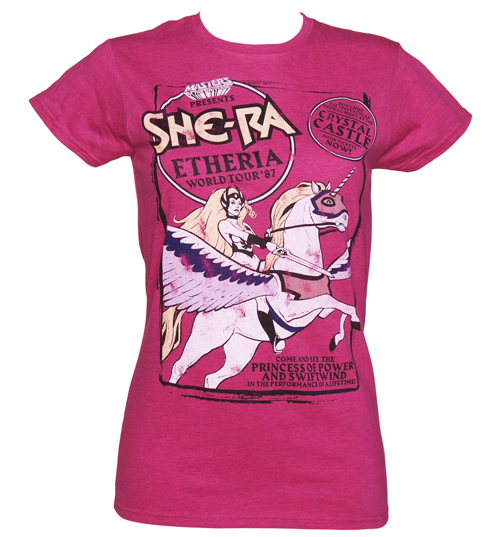 TruffleShuffle Ladies She-Ra Etheria World Tour 87 T-Shirt
