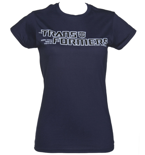 TruffleShuffle Ladies Transformers Basic Logo T-Shirt