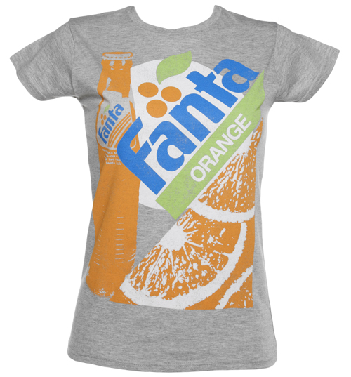 TruffleShuffle Ladies Vintage Fanta Bottle T-Shirt