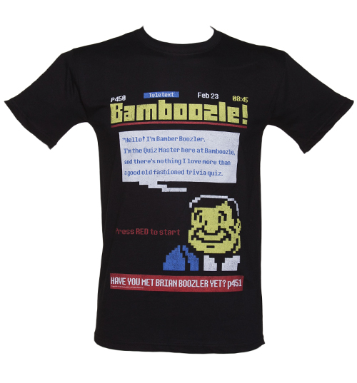 TruffleShuffle Mens Bamboozle Teletext T-Shirt