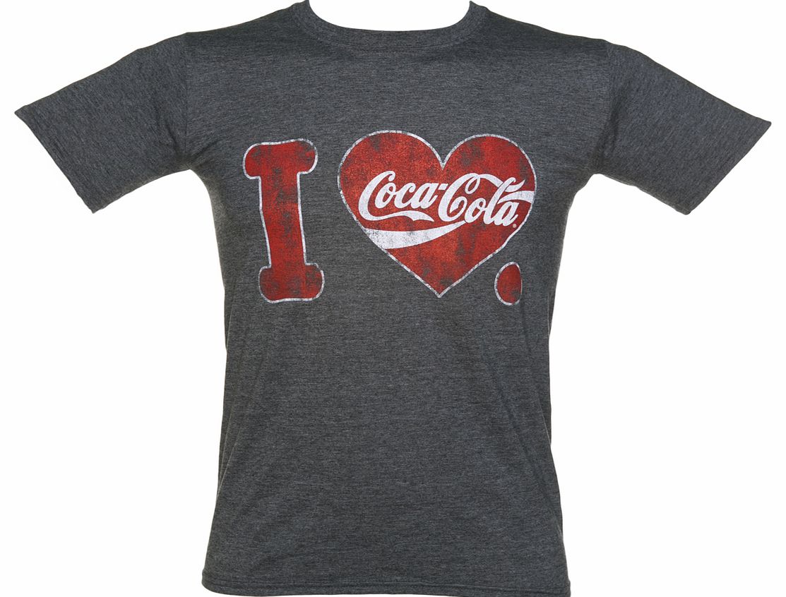 TruffleShuffle Mens I Heart Coca-Cola T-Shirt