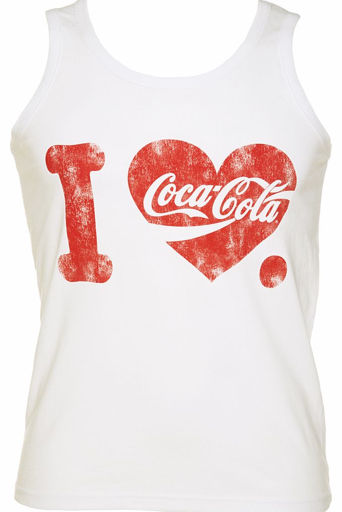 TruffleShuffle Mens I Heart Coca-Cola Vest