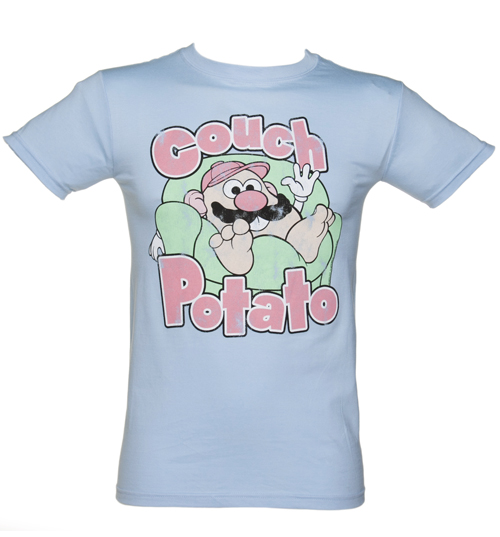 TruffleShuffle Mens Mr Potato Head Couch Potato T-Shirt