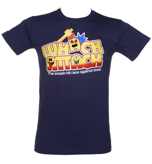TruffleShuffle Mens Navy Whack Attack Logo T-Shirt