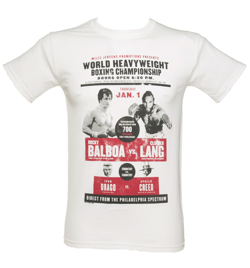 TruffleShuffle Mens Rocky Balboa vs Clubber Lang T-Shirt