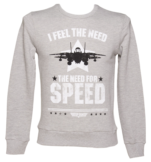 TruffleShuffle Mens Top Gun Need For Speed Sweater