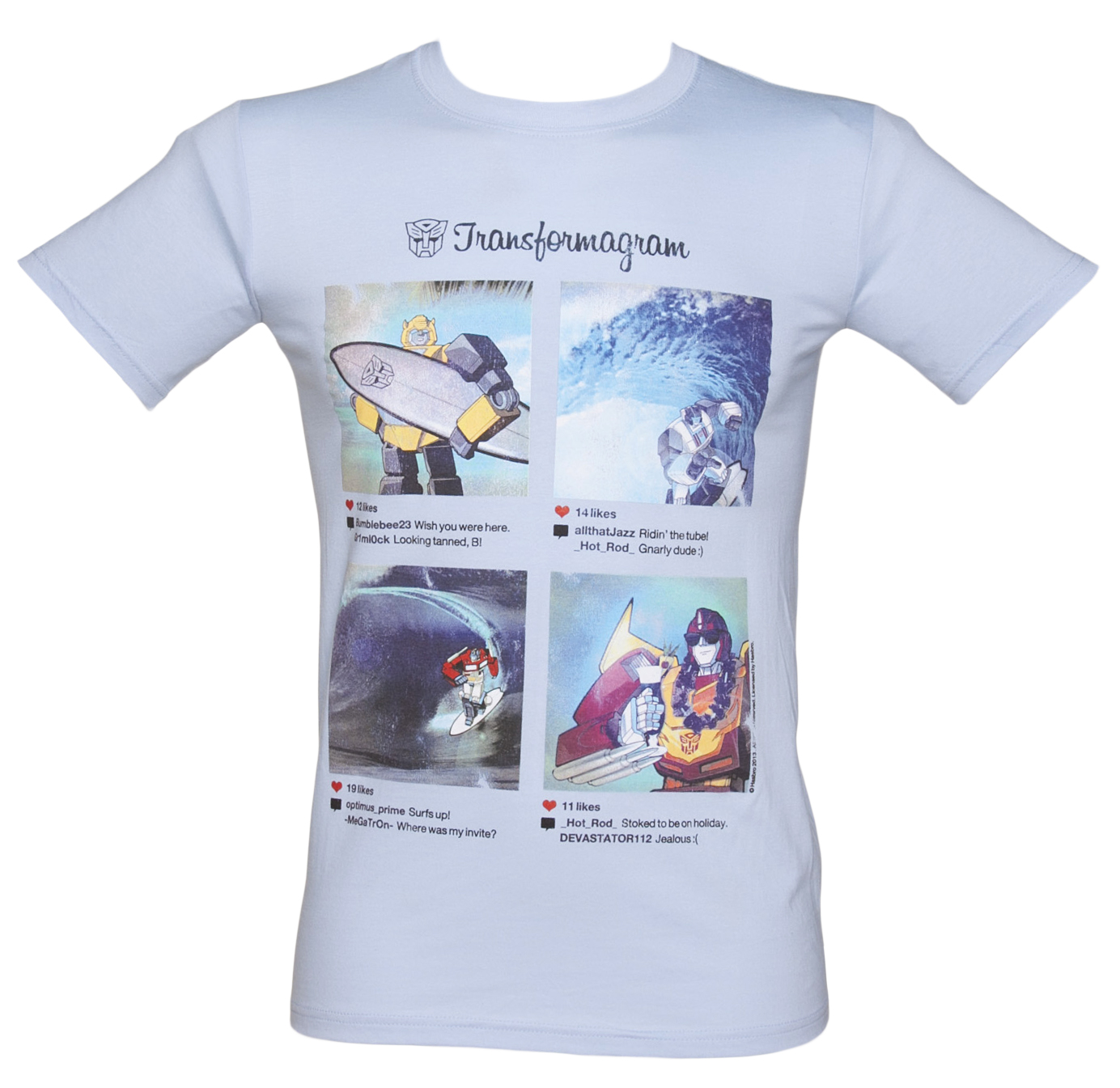 TruffleShuffle Mens Transformers Instagram Summer T-Shirt