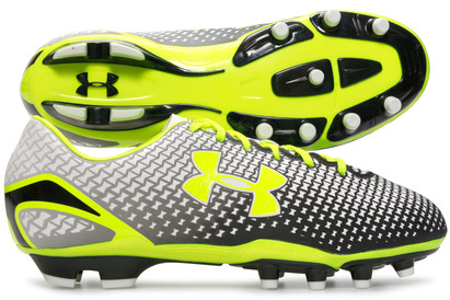 Under Armour Speed Force FG Football Boots White/Black/High