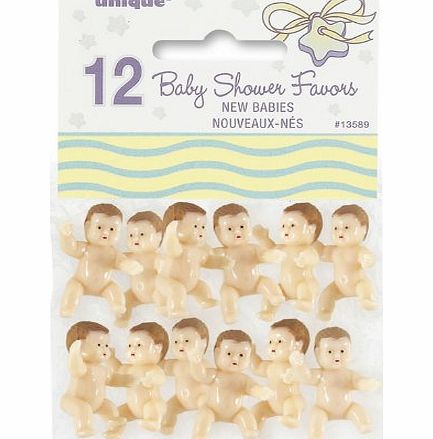 Unique Baby Shower Game - 12 Plastic Babies- FUN Game