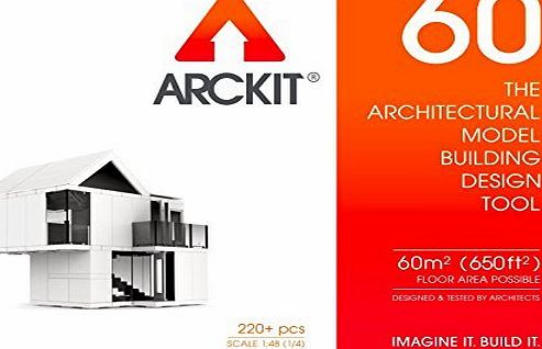 Unknown Arckit 60 Architectural Model Building Kit, Scale 1:48 Construction Set