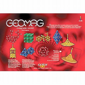 96pc Geomag Red/ Yellow
