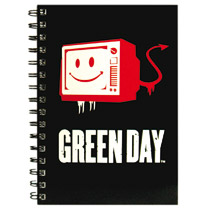 A5 Soft Back Wiro Note book - Green Day