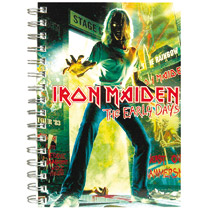 A5 Soft Back Wiro Note book - Iron Maiden