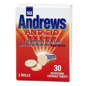 Andrews Antacid Fruit Flavour Tablets - Size: 30