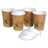 Unbranded Coffee Cup and Drink-through Lid Combi Pack Ref