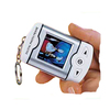 Unbranded Digital Photo Keyring  In Silver/White with