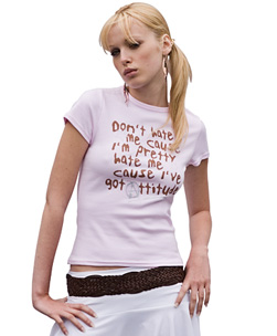 Dont Hate Me T-Shirt Pink 10