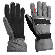 Unbranded Elevation Snow Black Ski Gloves Medium