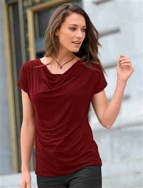 Unbranded Ellos Draping Round Neck T-Shirt