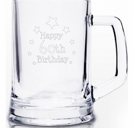 Unbranded Engraved Birthday Beer Glass