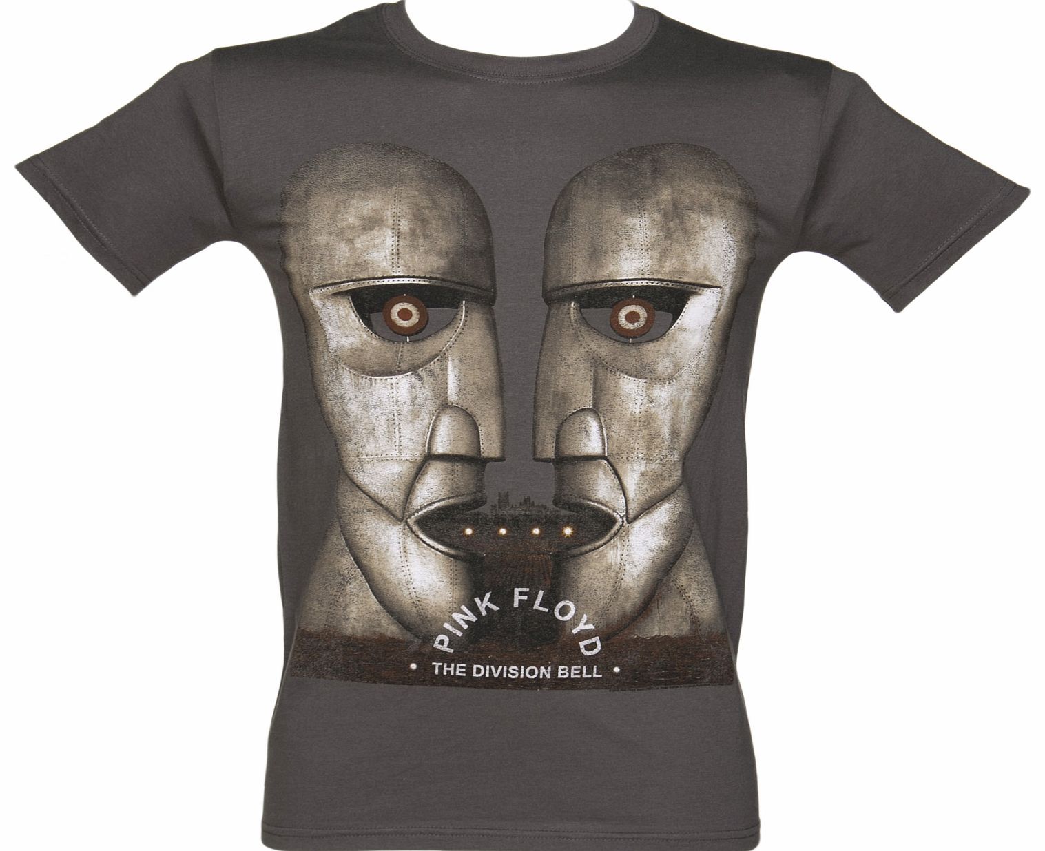 Unbranded Erkek gri Marl Divsion Bell Pink Floyd T-Shirt