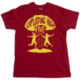 Exploding High-Five T-Shirt, Red, L