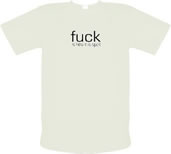 Unbranded F**k is how it is spelt male t-shirt.