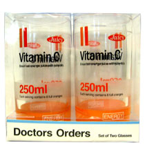 Unbranded Glasses 2 Pack - Vitamin C