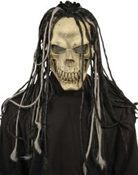 Unbranded Horror Mask: Skull with Dreads