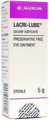 Lacri-lube is used to lubricate and protect the eye in certain eye conditions, or after surgery.Do