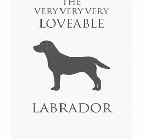 Unbranded Loveable Labrador Tea Towel 5011X