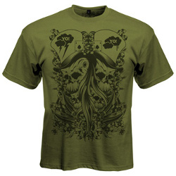 Unbranded Mens: Eden T-Shirt Green (Premium Collection)