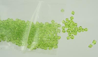 Pack of Tiny Lime Green Sead Beads. Ideal for miniature project work such as making