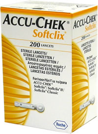 Softclix 2 Finger Clicking Device 200 pack Health and Beauty