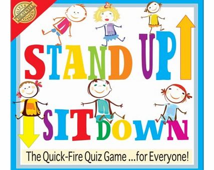 Stand Up - Sit Down Trivia QuizThis quick fire quiz game is great fun with the whole family during Christmas, birthdays and any occasion really!You answer the questions by sitting or standing and its very easy to get caught out by copying others!Prod