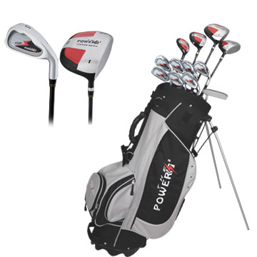 Unbranded Texan POWER 2 Golf Set with SQUARE WOODS- 1``