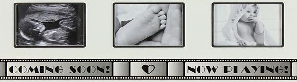 Unbranded Triple Baby Scan Photo Frame - Coming Soon and