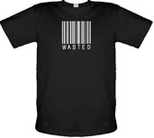 Unbranded Wasted Barcode longsleeved t-shirt.