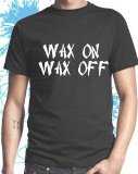 Wax On Wax Off Karate Kid T-shirt,L